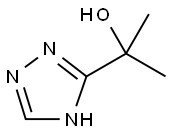 1H-1,2,4-Triazole-5-methanol, α,α-dimethyl- Struktur