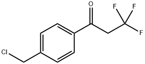 1-[4-(氯甲基)苯基]-3,3,3-三氟丙-1-酮,1534385-78-8,结构式