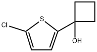 1-(5-chlorothiophen-2-yl)cyclobutanol Struktur