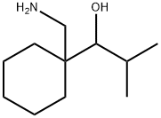 Cyclohexanemethanol, 1-(aminomethyl)-α-(1-methylethyl)- Struktur