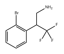 2-(2-Bromophenyl)-3,3,3-trifluoropropan-1-amine|2-(2-溴苯基)-3,3,3-三氟丙-1-胺