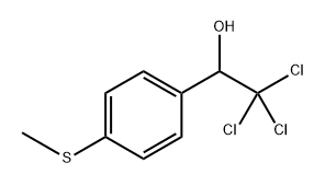 2,2,2-Trichloro-1-(4-(methylthio)phenyl)ethanol 结构式