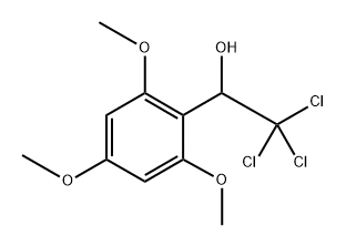 2,2,2-Trichloro-1-(2,4,6-trimethoxyphenyl)ethanol Struktur