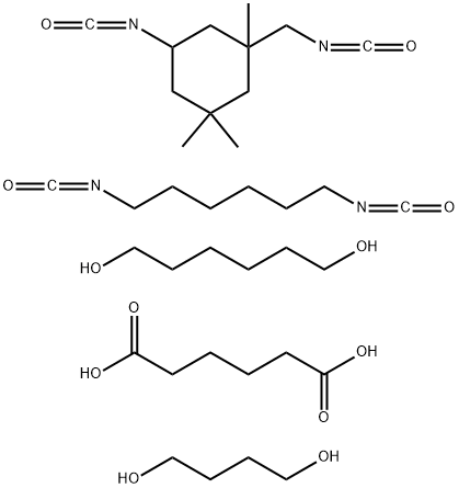 헥산디온산,1,4-부탄디올,1,6-디이소시아네이토헥산,1,6-헥산디올및5-이소시아네이토-1-(이소시아네이토메틸)-1,3,3-트리메틸시클로헥산과의중합체