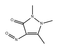 3H-Pyrazol-3-one,  1,2-dihydro-1,2,5-trimethyl-4-nitroso-,  radical  ion(1-)  (9CI)|