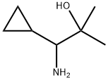 Cyclopropaneethanol, β-amino-α,α-dimethyl- Structure