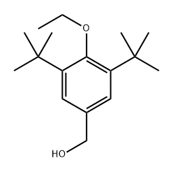 (3,5-di-tert-butyl-4-ethoxyphenyl)methanol Struktur