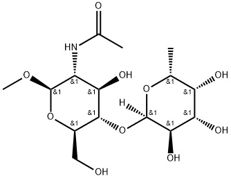 methyl fucopyranosyl(1-4)-2-acetamido-2-deoxyglucopyranoside|