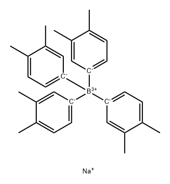 Borate(1-), tetrakis(3,4-diMethylphenyl)-, sodiuM(9CI) 化学構造式