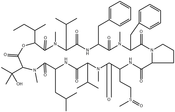 オーレオバシジンS1 化学構造式