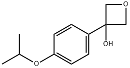 3-(4-isopropoxyphenyl)oxetan-3-ol,1539755-64-0,结构式