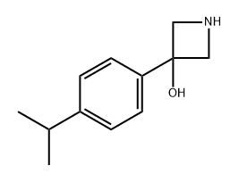 3-(4-Isopropylphenyl)azetidin-3-ol Struktur