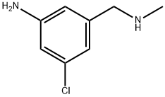 3-chloro-5-((methylamino)methyl)aniline 结构式