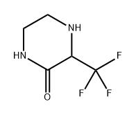 3-Trifluoromethyl-piperazin-2-one Structure