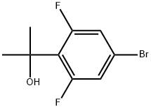 2-(4-溴-2,6-二氟苯基)丙醇, 1540457-06-4, 结构式