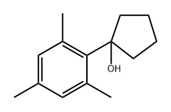 1-mesitylcyclopentanol Struktur