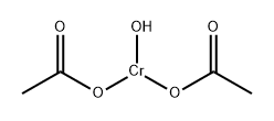 双(乙酸根合-O)羟基铬,15417-46-6,结构式