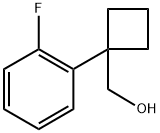 1-(2-氟苯基)环丁基甲醇, 1542338-72-6, 结构式