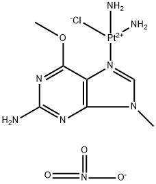 Ptcl(NH3)2-O(6),9-dimg No3 结构式
