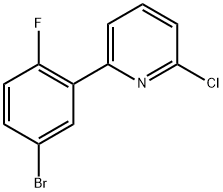 1542669-40-8 2-(5-Bromo-2-fluorophenyl)-6-chloropyridine