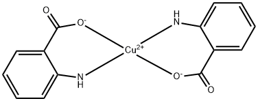 o-Aminobenzoic acid copper complex 结构式