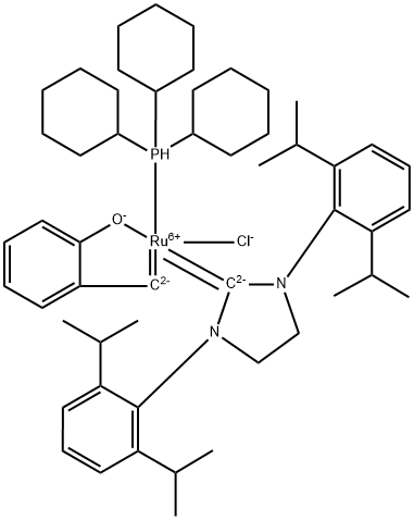 1544328-59-7 [1,3-双(2,6-二异丙基苯基)咪唑烷-2-亚基)(三环己基膦)-(2-氧代亚苄基)钌(II)