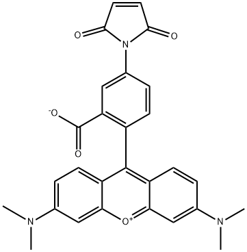 四甲基罗丹明-5-马来酰亚胺 结构式