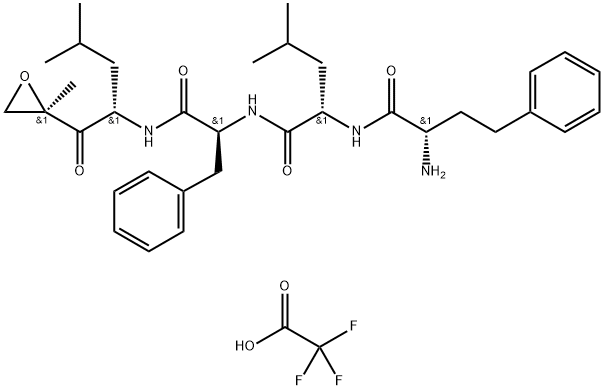 Carfilzomib Impurity 5 TFA Salt Structure