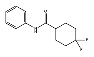 4,4-difluoro-N-phenylcyclohexane-1-carboxamide Struktur