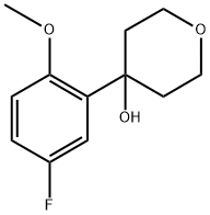 4-(5-fluoro-2-methoxyphenyl)tetrahydro-2H-pyran-4-ol|
