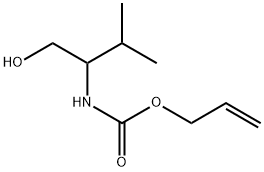 N-Allyloxycarbonyl-DL-valinol Structure
