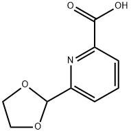 6-(1,3-dioxolan-2-yl)picolinic acid 结构式