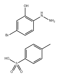 5-bromo-2-hydrazinylphenol 结构式