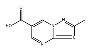 2-methyl-[1,2,4]triazolo[1,5-a]pyrimidine-6-carboxylic acid 结构式