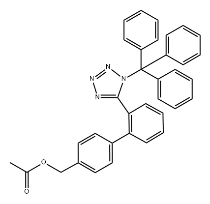 Losartan Acetyloxy N1-Trityl IMpurity|氯沙坦乙酰氧基N1三苯甲基杂质