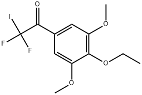 1-(4-Ethoxy-3,5-dimethoxyphenyl)-2,2,2-trifluoroethanone 结构式