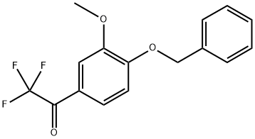 1-(4-(Benzyloxy)-3-methoxyphenyl)-2,2,2-trifluoroethanone Structure