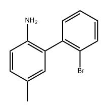 2'-Bromo-5-methyl-[1,1'-biphenyl]-2-amine Structure