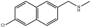 6-Chloro-N-methyl-2-naphthalenemethanamine 结构式