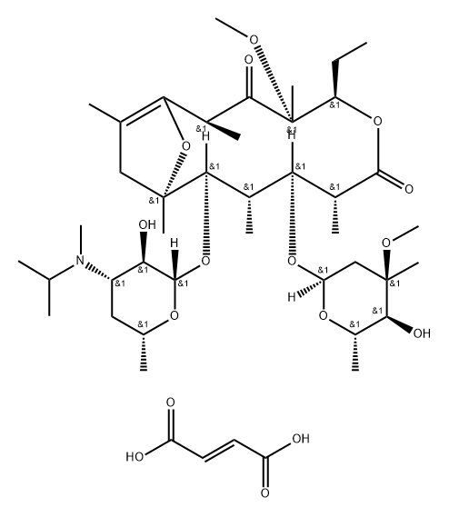 Mitemcinal fumarate 化学構造式