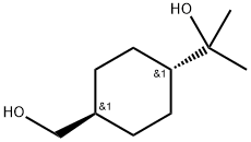 1,4-Cyclohexanedimethanol, α,α-dimethyl-, trans- Structure