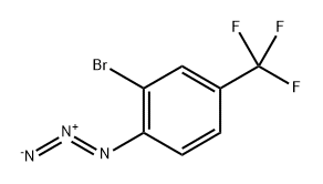 1-azido-2-bromo-4-(trifluoromethyl)benzene,1549671-23-9,结构式