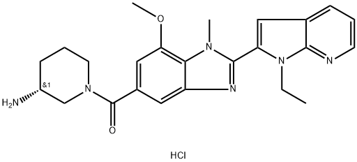 GSK199 (hydrochloride) 化学構造式