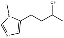 α,1-Dimethyl-1H-imidazole-5-propanol Struktur