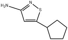 5-环戊基异噻唑-3-胺, 1550698-56-0, 结构式