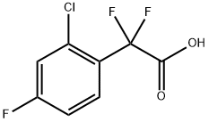 Benzeneacetic acid, 2-chloro-α,α,4-trifluoro-, 1551074-08-8, 结构式