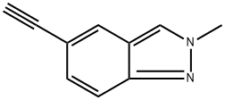 5-乙炔基-2-甲基-2H-吲唑, 1551200-32-8, 结构式