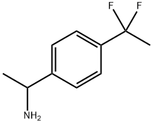 4-(1,1-二氟乙基)-Α-甲基苯甲胺,1551427-73-6,结构式