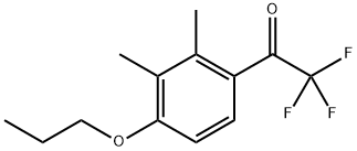 1-(2,3-Dimethyl-4-propoxyphenyl)-2,2,2-trifluoroethanone Structure