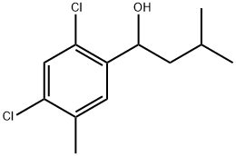 2,4-Dichloro-5-methyl-α-(2-methylpropyl)benzenemethanol 结构式